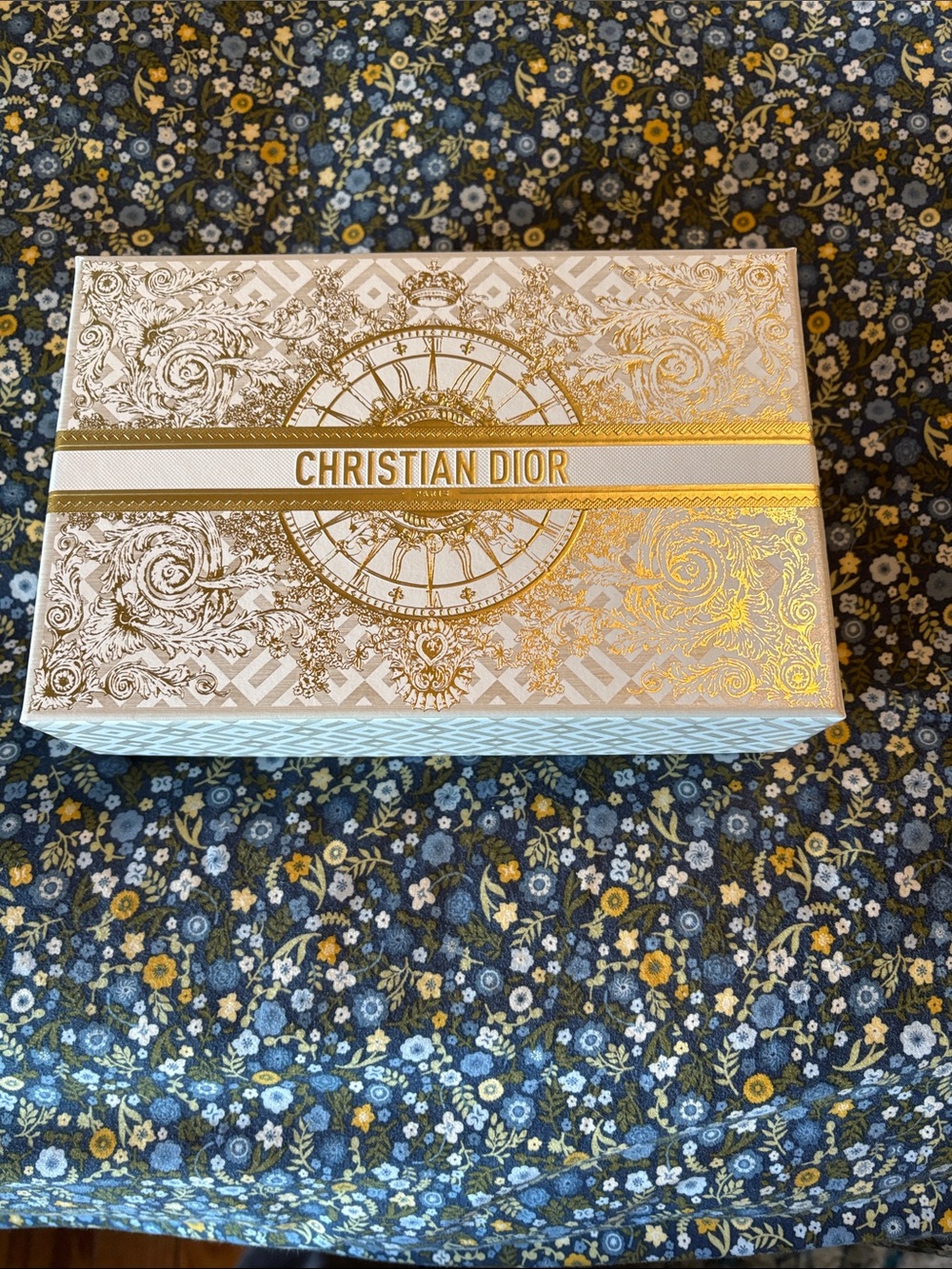 Dior Gold and White Decorative Box